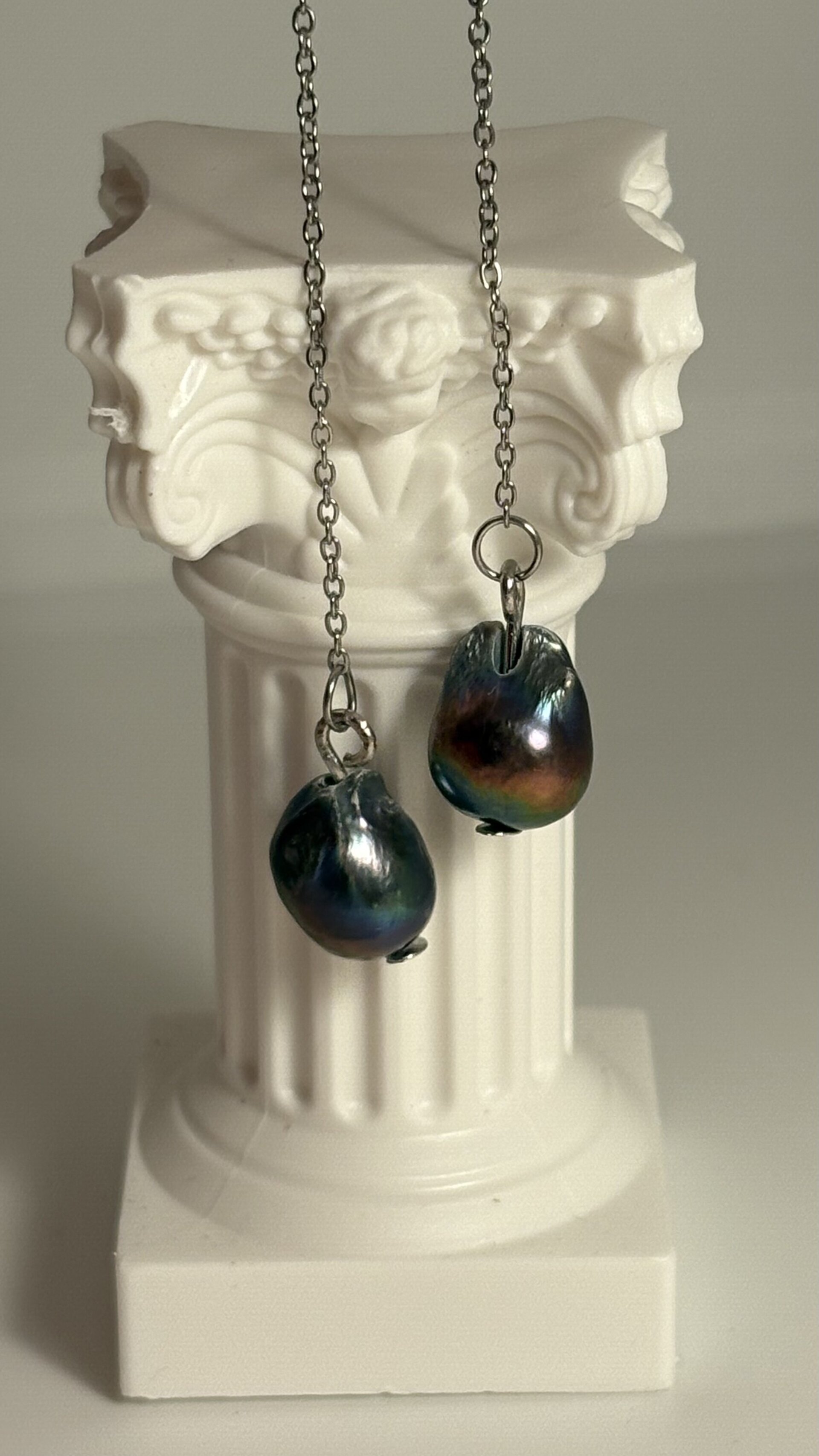 Pendientes Perla oculta - 3