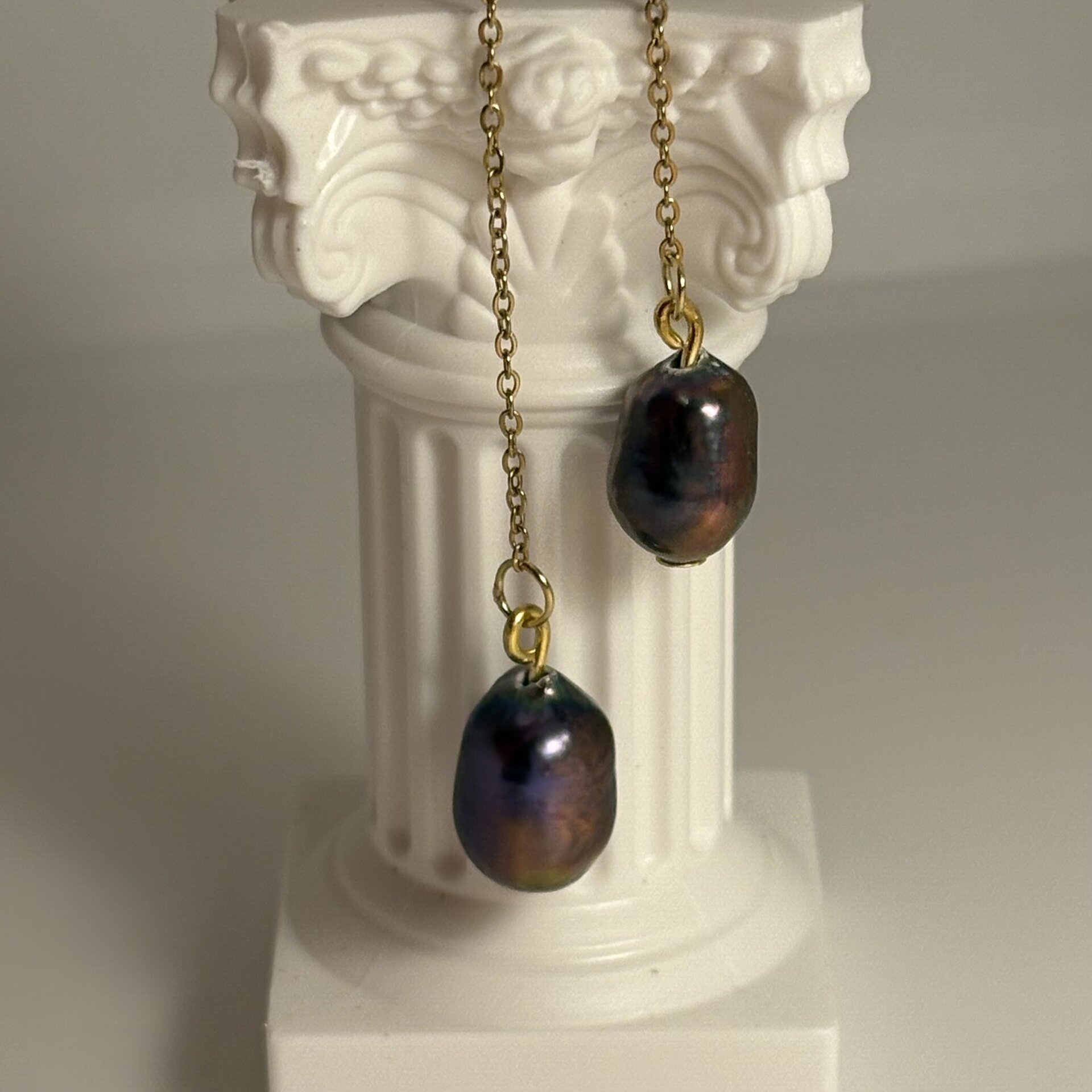 Pendientes Perla oculta - 2