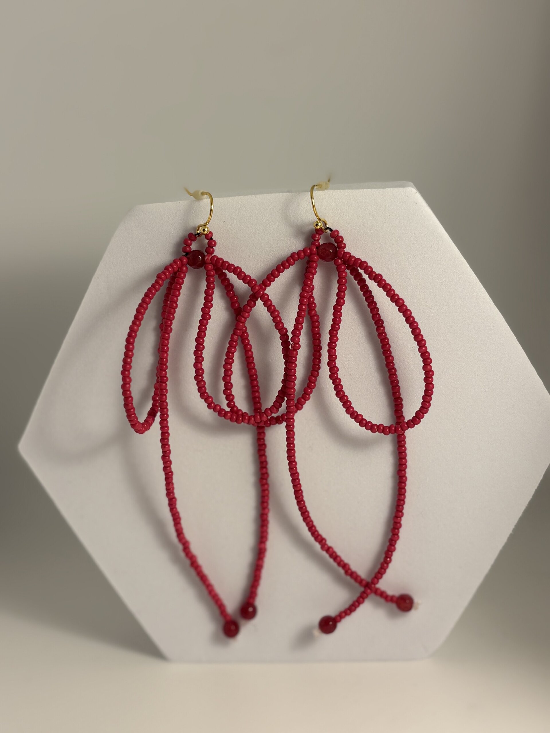Pendientes Red Wine - 4